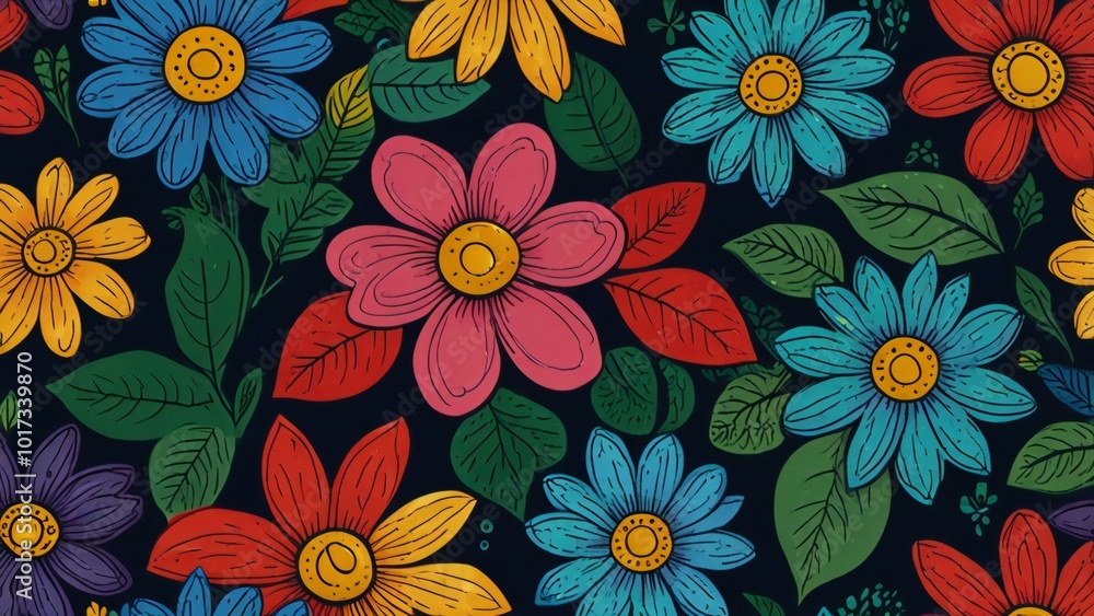 seamless floral background seamless floral background