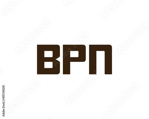 BPN logo design vector template. BPN