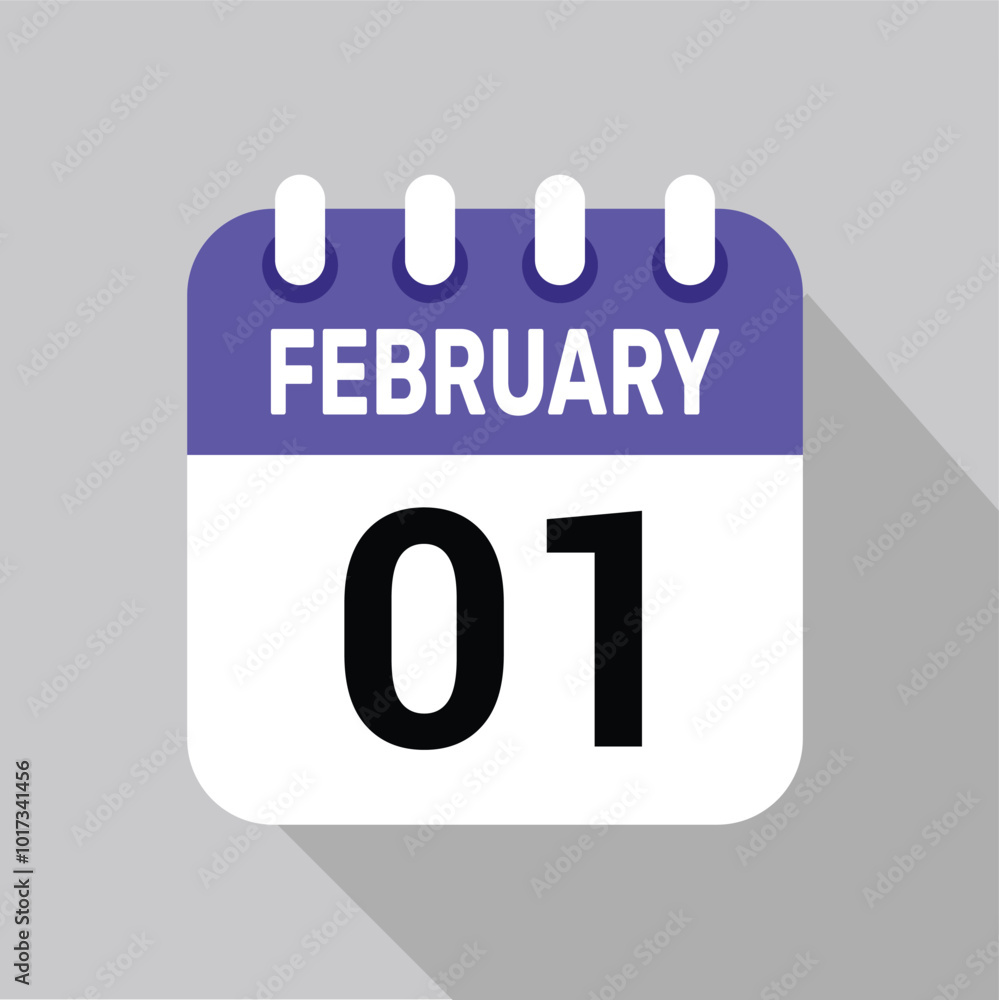 1 february calender icon text page monthly web design. 1 february calender icon text page monthly web design.
