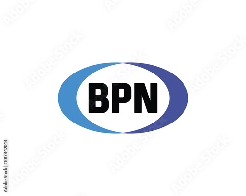 BPN logo design vector template. BPN photo