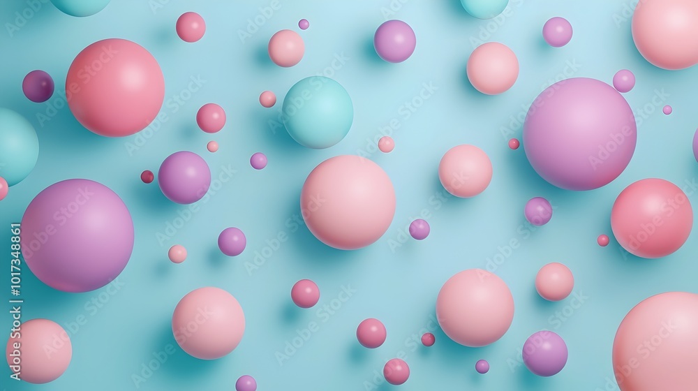 Soft blended and vibrant gradient 3D spheres in a captivating abstract with a contemporary and minimalist design Soft blended and vibrant gradient 3D spheres in a captivating abstract with a contemporary and minimalist design