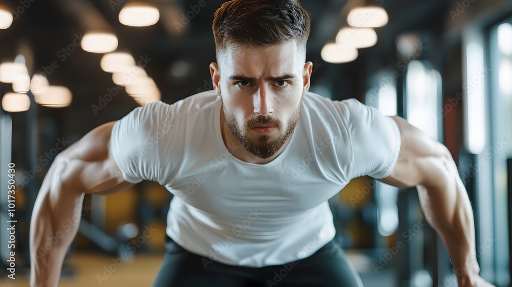 High Intensity Interval Training Workout in Modern Gym Setting with Motivating Energy and Intense Exercise Routine Promoting Fitness Strength and Endurance High Intensity Interval Training Workout in Modern Gym Setting with Motivating Energy and Intense Exercise Routine Promoting Fitness Strength and Endurance