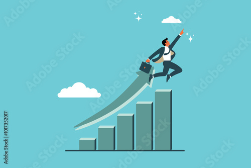 Smart and knowledgeable entrepreneurs are on a rising graph