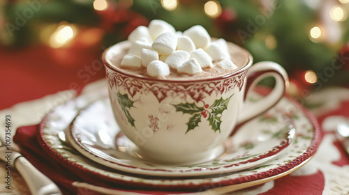 Cozy Cup of Hot Cocoa with Marshmallows