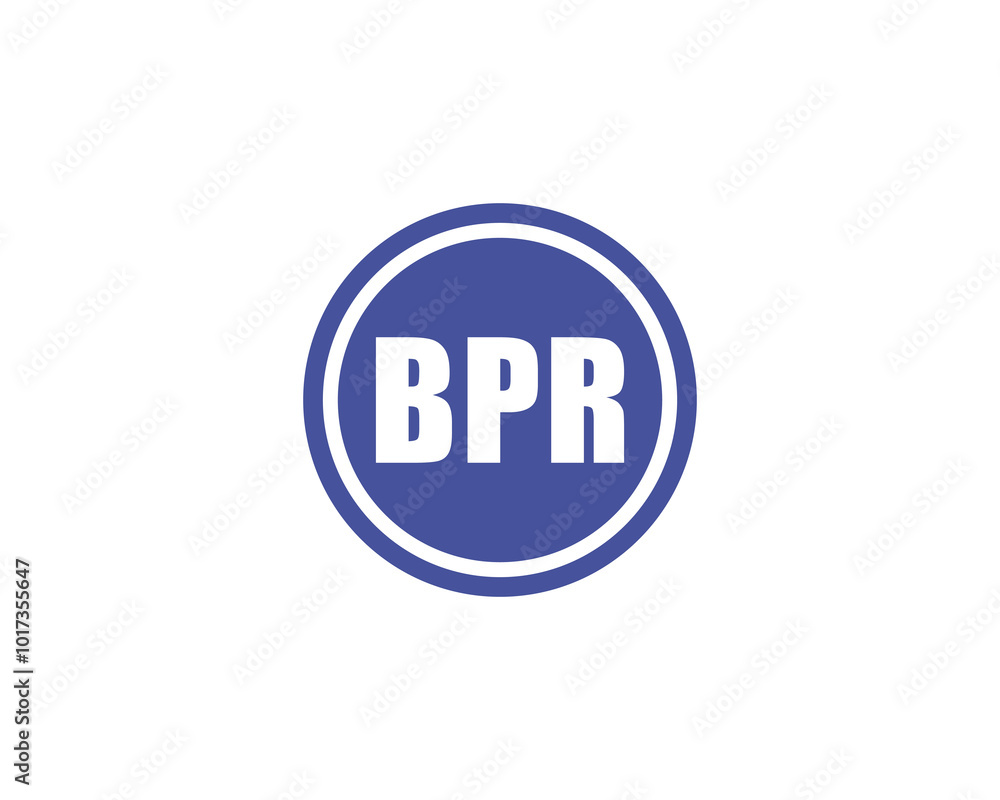 BPR logo design vector template. BPR BPR logo design vector template. BPR