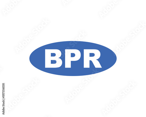 BPR logo design vector template. BPR