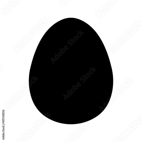 egg icon vector. vector illustraiton color editable