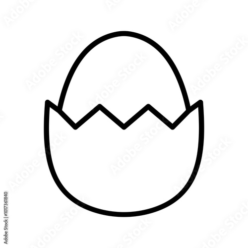 egg icon vector. vector illustraiton color editable