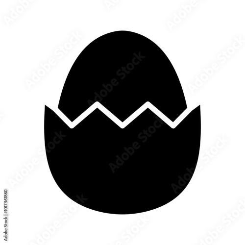 egg icon vector. vector illustraiton color editable