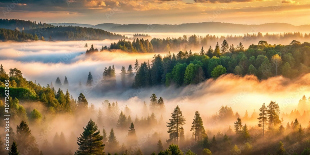 Beautiful foggy morning over the forest, foggy, morning, forest, sunrise, mist, trees, peaceful, nature, tranquil, landscape Beautiful foggy morning over the forest, foggy, morning, forest, sunrise, mist, trees, peaceful, nature, tranquil, landscape