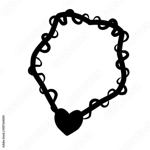 heart shaped chain