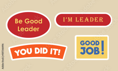 Motivational and Leadership Phrases Typography for Positive and Inspirational Designs

