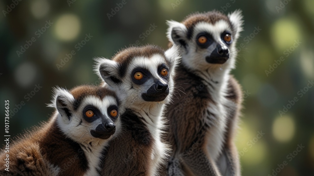 Group of ring-tailed lemur Group of ring-tailed lemur