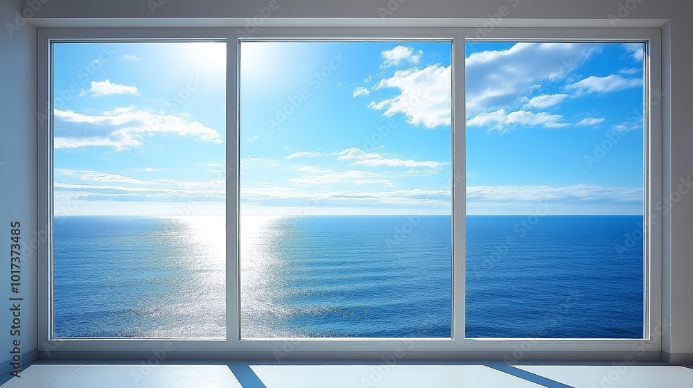huge bay window overlooking the ocean huge bay window overlooking the ocean