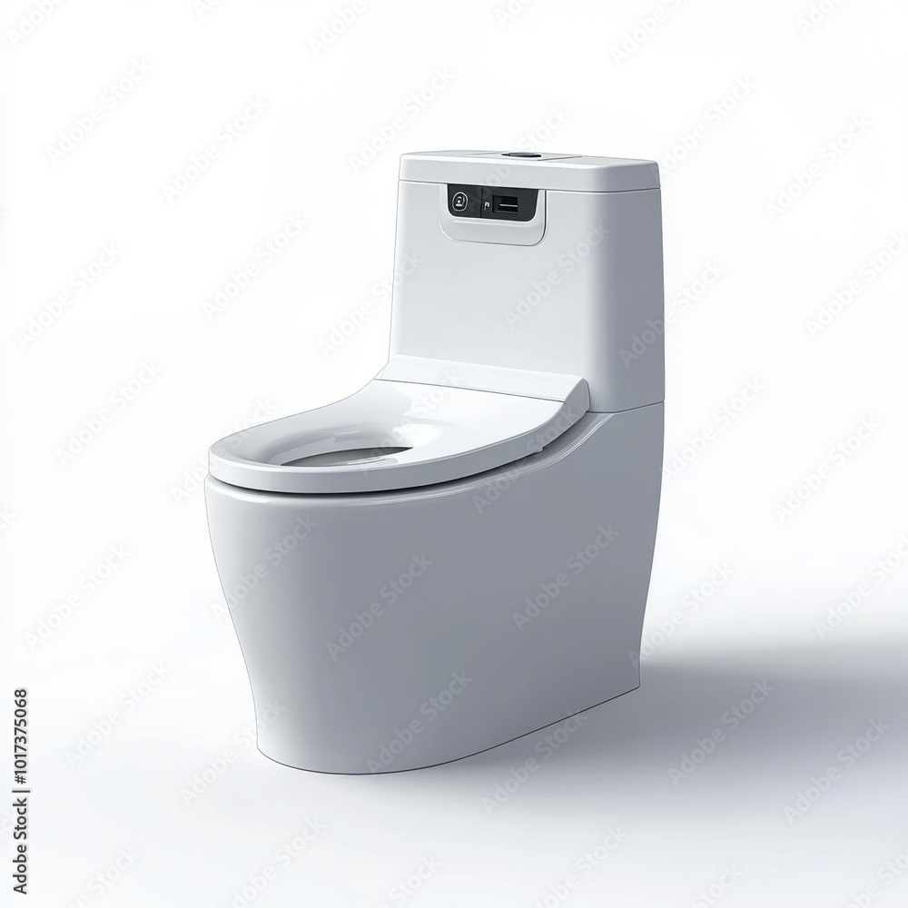 Modern Japanese Toilet with Washlet Feature Modern Japanese Toilet with Washlet Feature