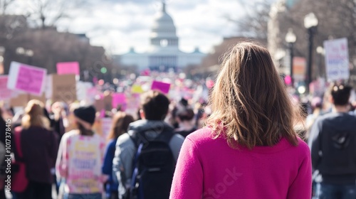 A powerful visual representation of abortion rights, emphasizing the importance of women's autonomy and reproductive freedom. The image captures a diverse group of women of various ages 