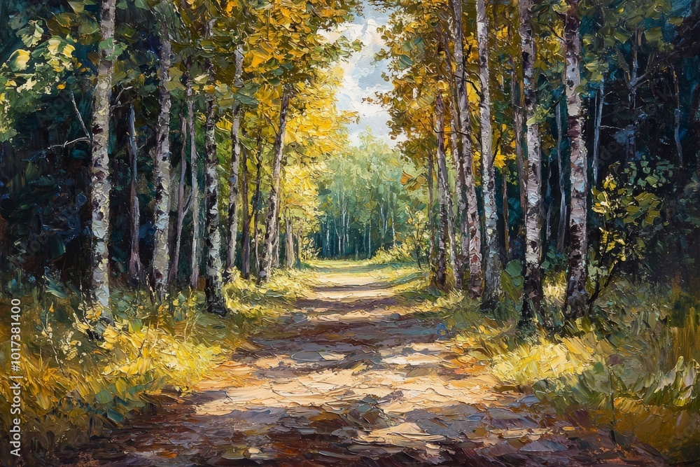 Obraz premium Abstract oil painting illustration background created with Generative AI