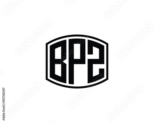 BPZ logo design vector template. BPZ