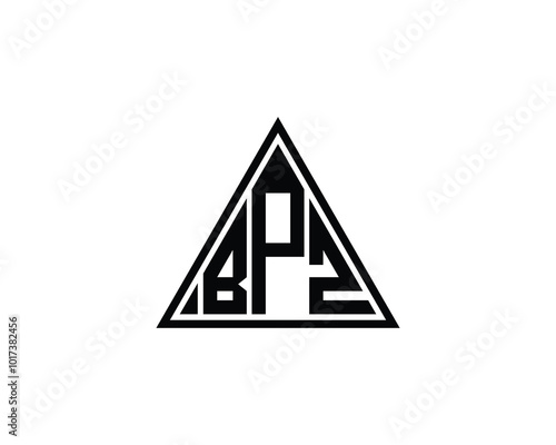 BPZ logo design vector template. BPZ