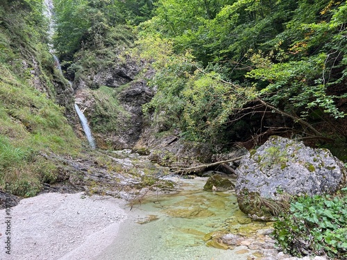 Zapotok Waterfalls or Zadnja Trenta Waterfalls, Bovec (Triglav National Park, Slovenia) - Zapotok-Wasserfälle (Triglav-Nationalpark, Slowenien) - Zapotoški slapovi (Triglavski narodni park, Slovenija) photo