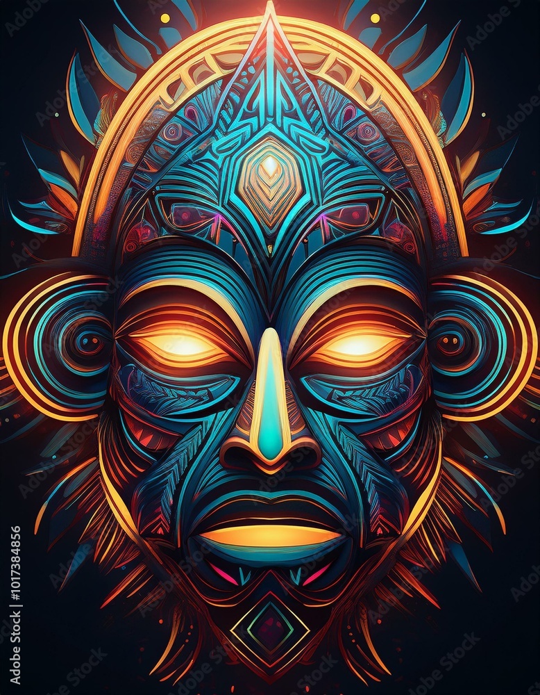 Intricate Tribal Mask Intricate Tribal Mask