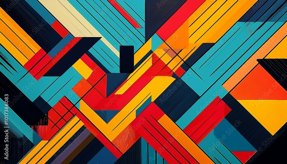Abstract geometric design Abstract geometric design