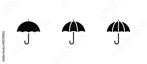 Umbrella Icon Vector for web, computer and mobile app
