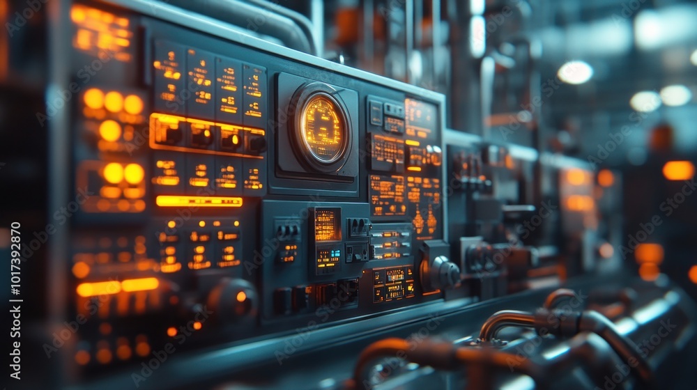 Futuristic Control Panel Futuristic Control Panel