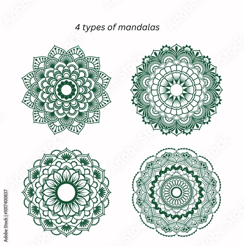 Nice Colorful Mandala Design Background