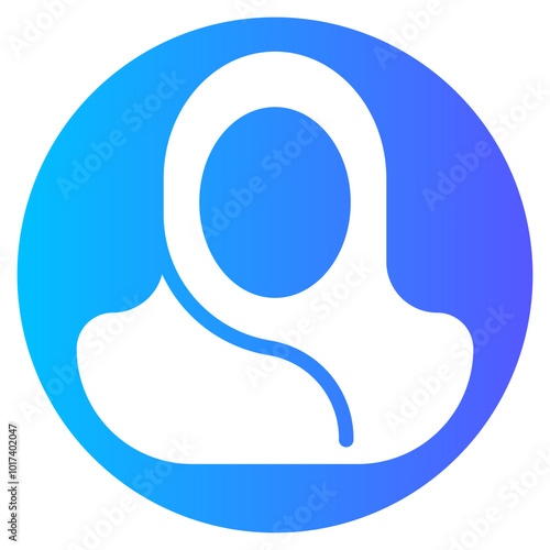 hijab gradient icon