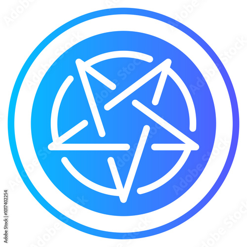 baphomet gradient icon