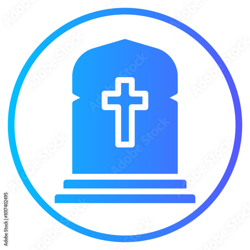 grave gradient icon