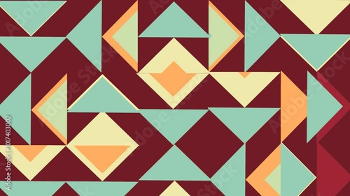 Abstract geometric motion banner background