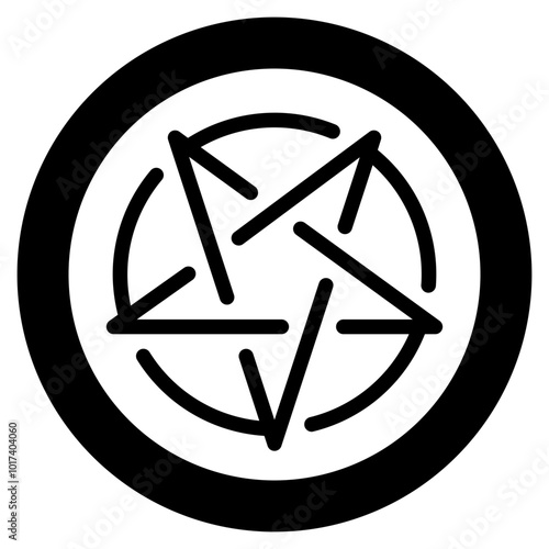 baphomet glyph icon