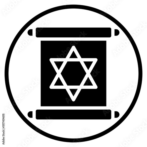 paper scroll glyph icon