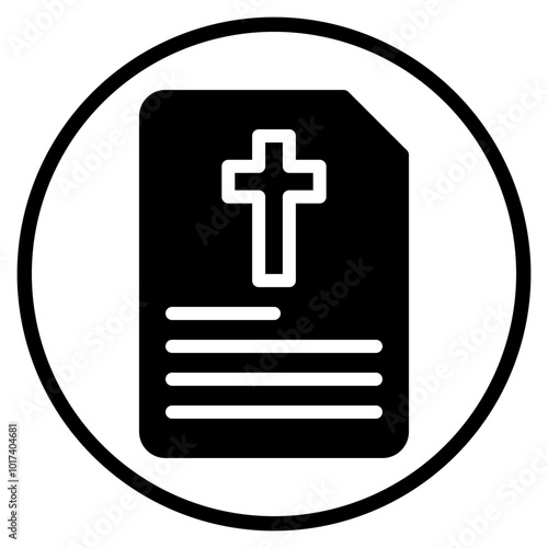 sermon glyph icon