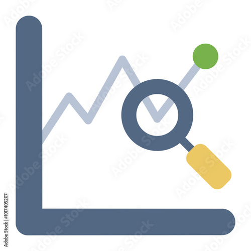 Prediction icon for forecasting and estimation