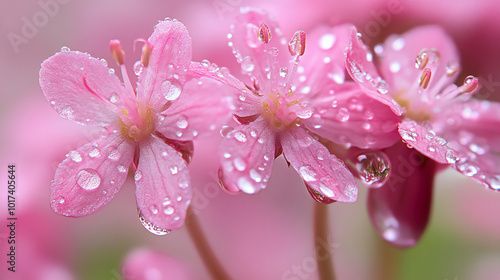 Beautiful abstract color pink and white flowers background and pink flower frame and white and pink background texture