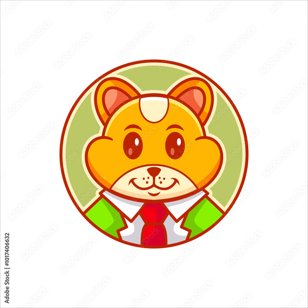 Cartoon Squirrel Holding Coin Illustration using modern style vector view Cartoon Squirrel Holding Coin Illustration using modern style vector view