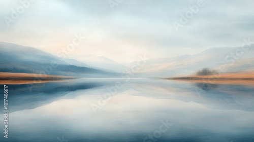 Serene Mountain Lake Reflection