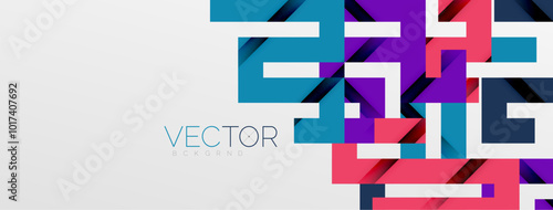 Color bend lines with shadow texture effect. Vector Illustration For Wallpaper, Banner, Background, Card, Book Illustration, landing page