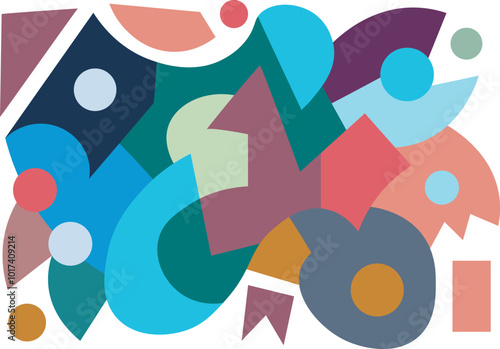 colorful abstract art for wall decoration
