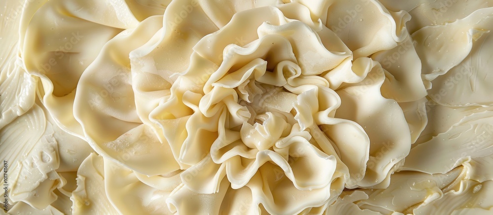 Creative Food Photography with Chicken Flower Ravioli Creative Food Photography with Chicken Flower Ravioli