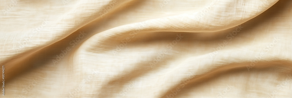 Flat lay top view of neutral beige fabric texture background, smooth and wrinkle-free, with soft shadows for an elegant, minimalist aesthetic Flat lay top view of neutral beige fabric texture background, smooth and wrinkle-free, with soft shadows for an elegant, minimalist aesthetic