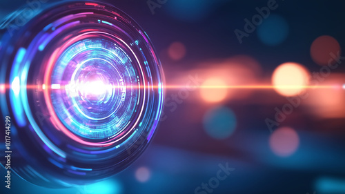 futuristic device that alters and enhances light, featuring vibrant colors and intricate designs. This captivating image showcases advanced technology and innovation