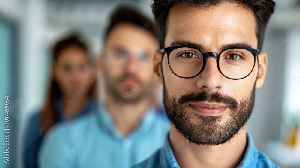 A focused business team engages with a dynamic presentation, fostering teamwork and growth in a vibrant office environment. A focused business team engages with a dynamic presentation, fostering teamwork and growth in a vibrant office environment.
