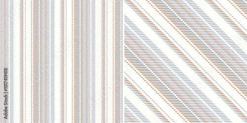 Vector checkered pattern. Tartan, textured seamless twill for flannel shirts, duvet covers, other autumn winter textile mills. Vector Format