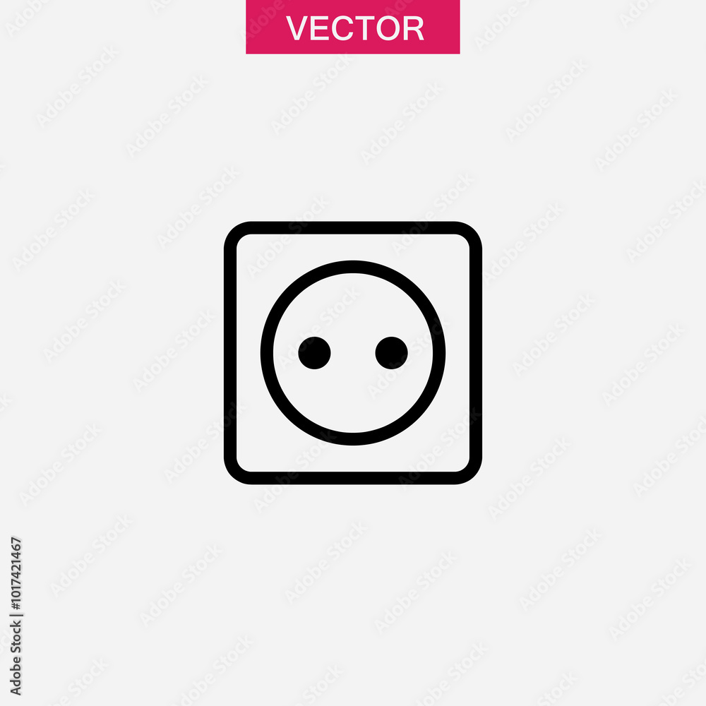 Socket icon. European electic illustration for web and app..eps Socket icon. European electic illustration for web and app..eps