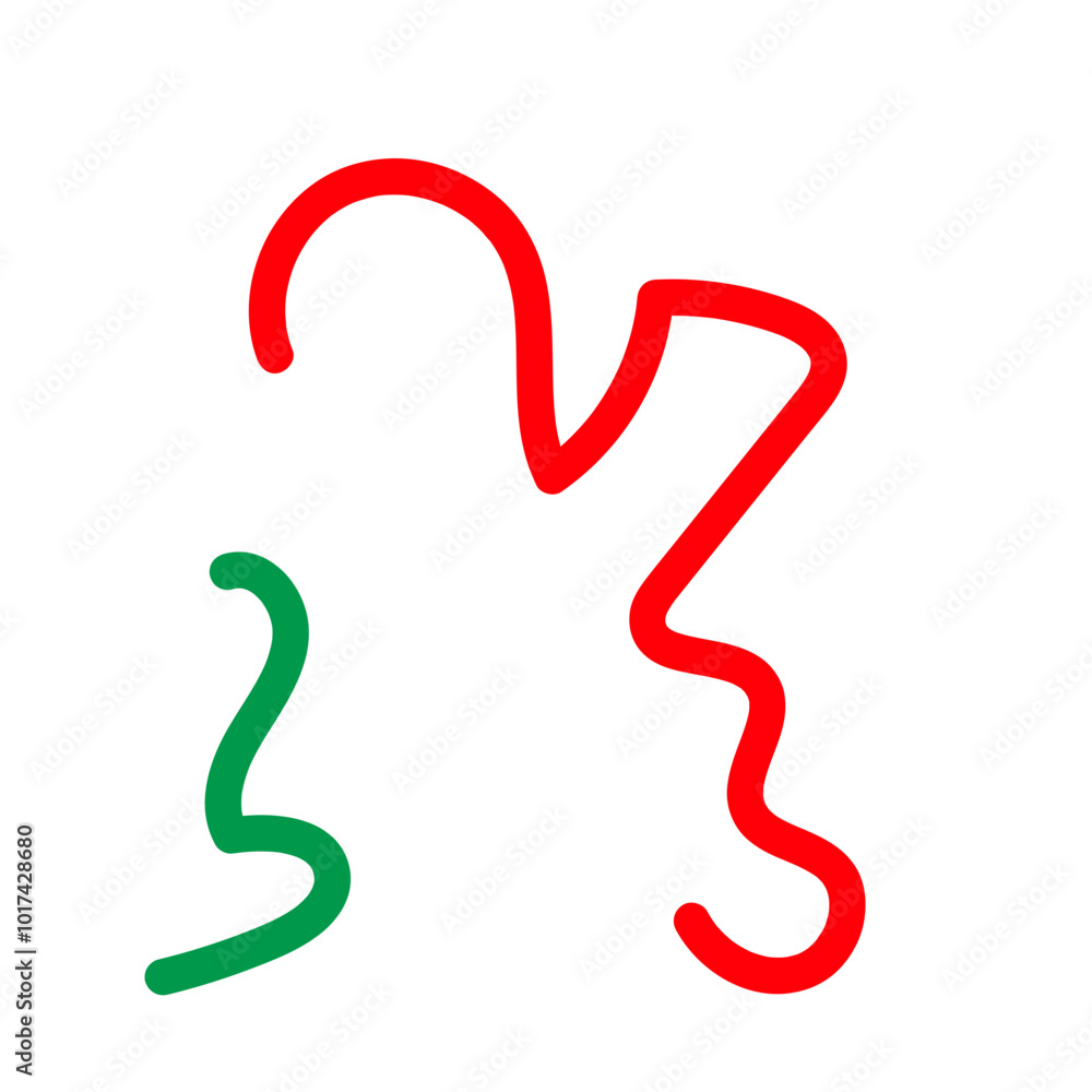 Green red lines Green red lines