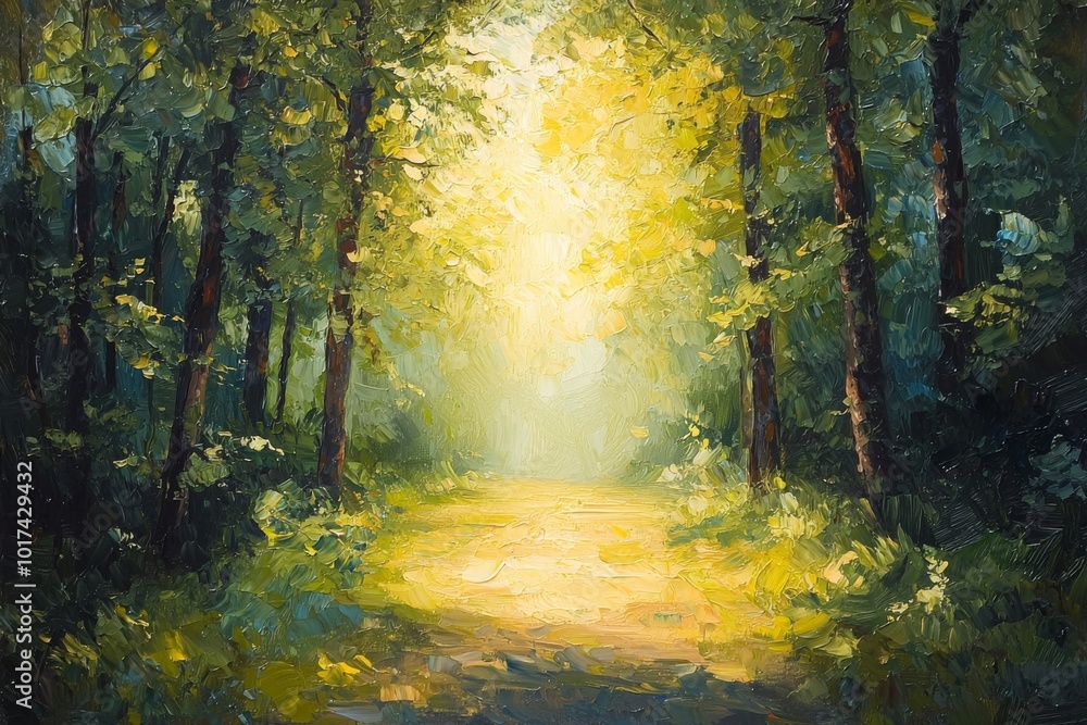 Abstract oil painting illustration background created with Generative AI Abstract oil painting illustration background created with Generative AI